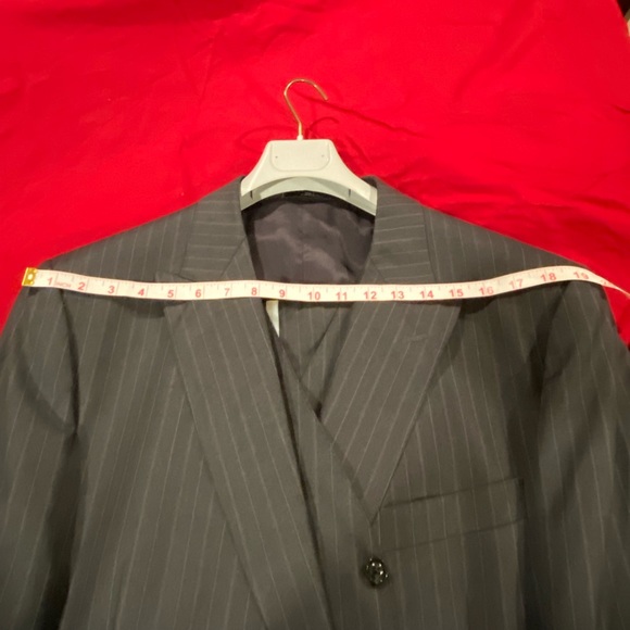 3pc peak lapel Saks Fifth Ave - Ermenegildo Zegna trofeo cloth 44R - Picture 2 of 16